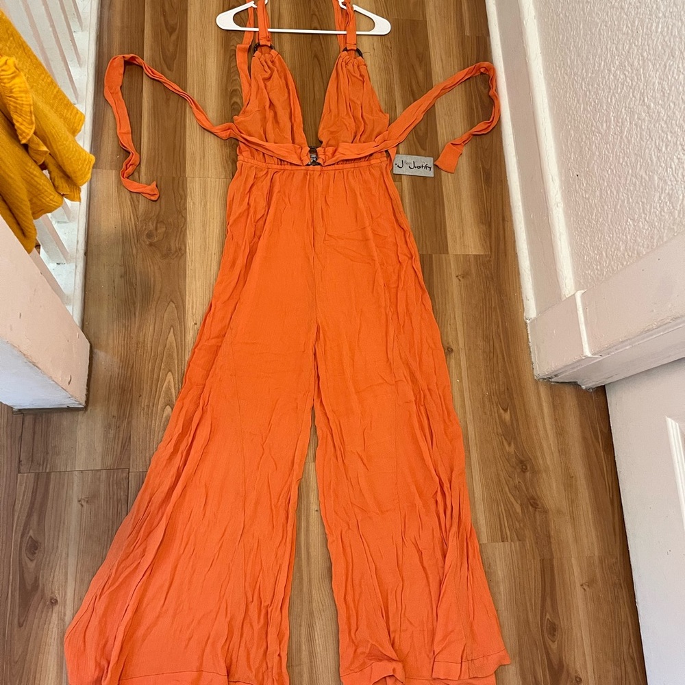 Orange jump suit